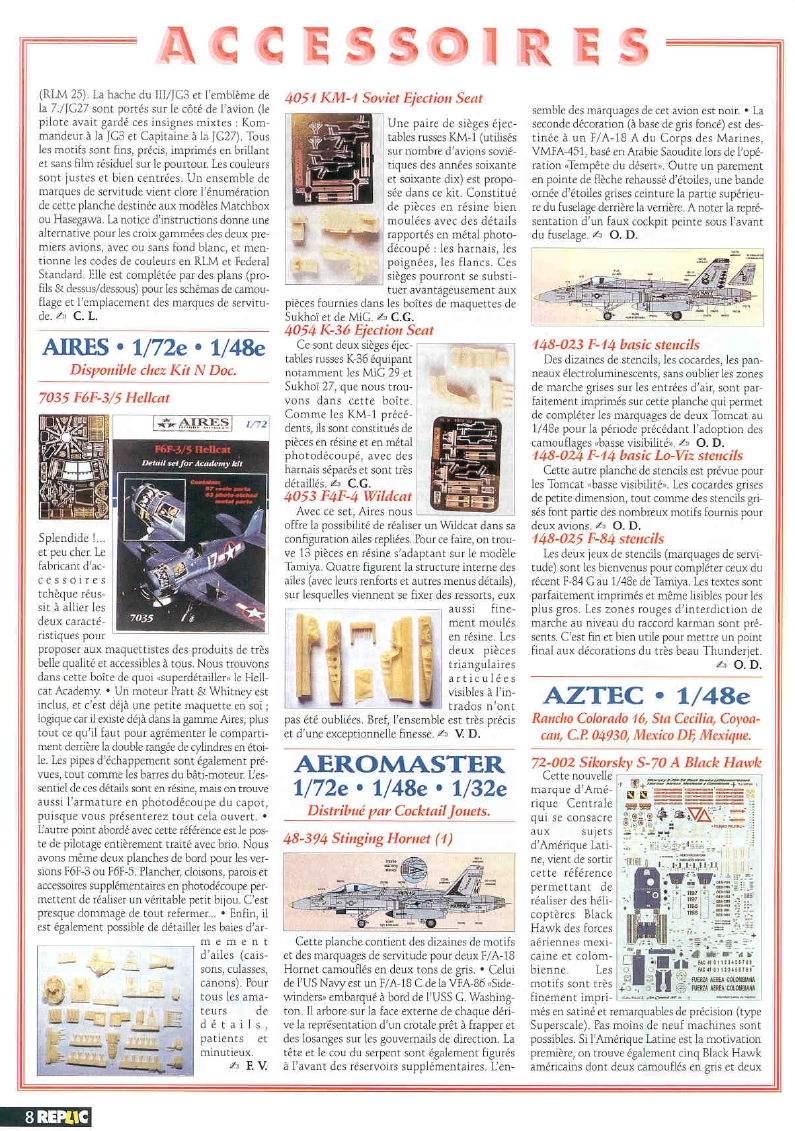 Replic 089 - Fieseler Storch &pwd= MS 502 Griquet, Tupolev SB-2